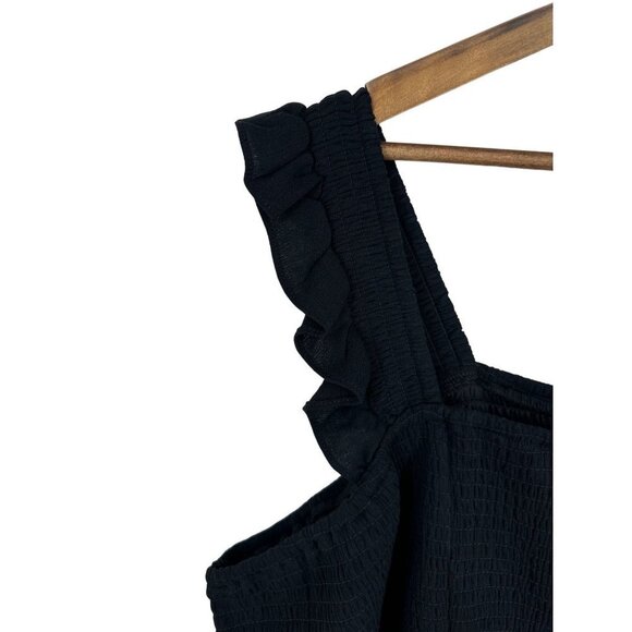 Torrid Peplum Washable Crinkle Gauze Smocked Tank Top Size 5X - Picture 4 of 10